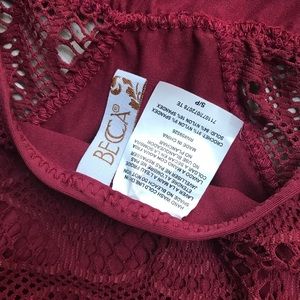 Nwt becca one piece swimsuit, small